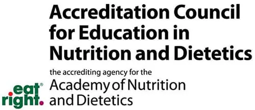 Accreditation Council for Education in Nutrition and Dietetics the accrediting agency for the Academy of Nutrition and Dietetics