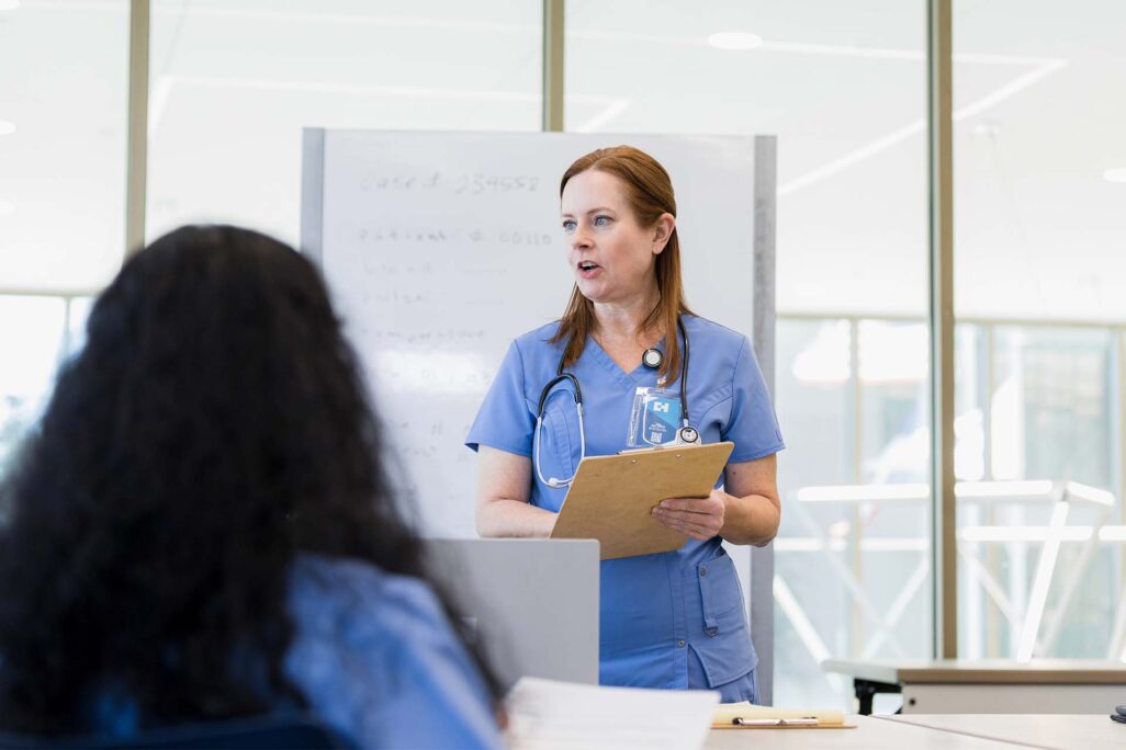 bdt_bahep_image-1 Nurse speaking to health education and promotion class